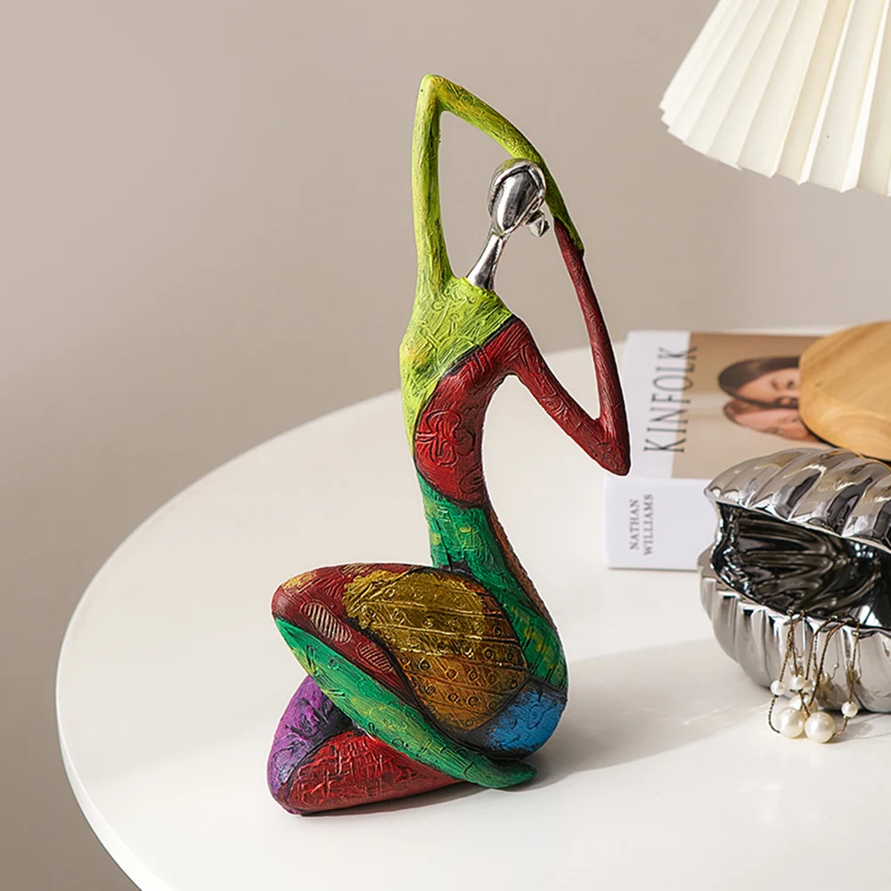 Creative Home Decoration Colorful Abstract Figure Sculpture Living Room Modern Art Figurine Desktop Decoration Accessories Gift
Creative Home Decoration Colorful Abstract Figure Sculpture Living Room Modern Art Figurine Desktop Decoration Accessories Gift