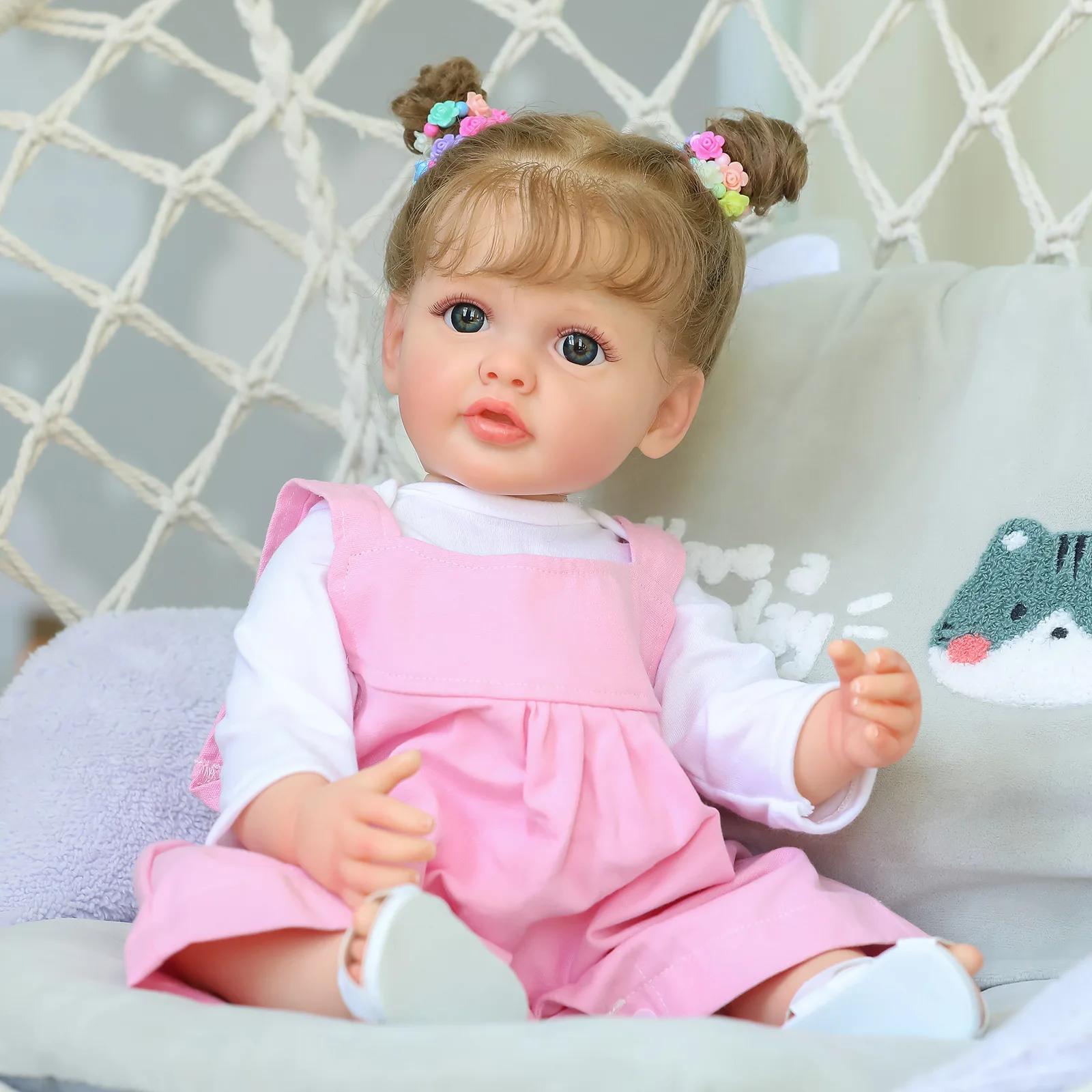 55CM Full Body Silicone Reborn Doll Betty Girl Baby High Version 3D Skin Painting Visible Veins Lifelike Children Gift
55CM Full Body Silicone Reborn Doll Betty Girl Baby High Version 3D Skin Painting Visible Veins Lifelike Children Gift