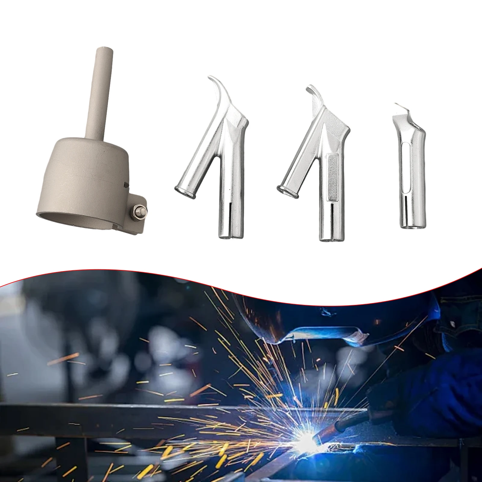 4pcs/ Set 5mm Round & Triangular Speed Welding Nozzle Tacking Nozzle For Hot Air Welder Torch Welding Plastic Rods Parts Use
4pcs/ Set 5mm Round & Triangular Speed Welding Nozzle Tacking Nozzle For Hot Air Welder Torch Welding Plastic Rods Parts Use