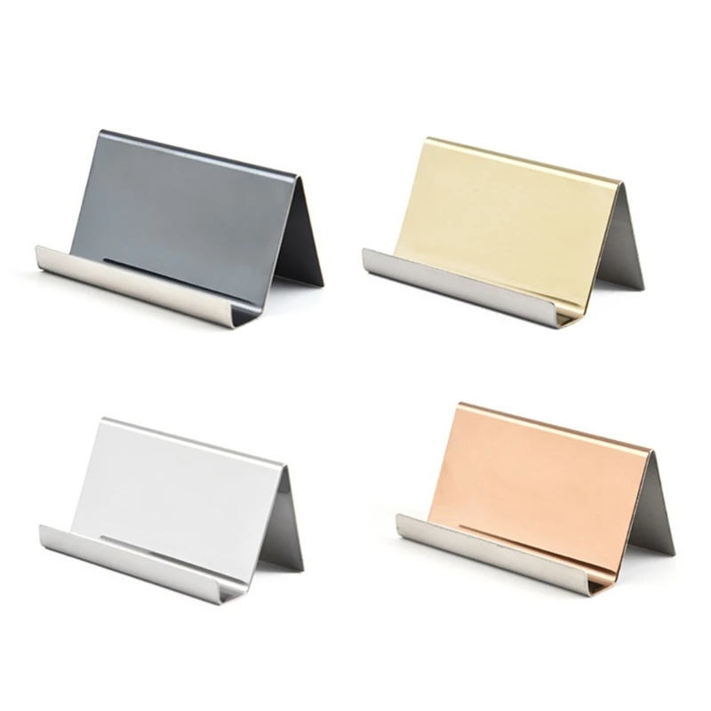 10Pcs Stainless Steel Business Card Holder Display Shelf Multi-purpose Name Card Case Mobile Phone Tablet Holders Stand Dropship
10Pcs Stainless Steel Business Card Holder Display Shelf Multi-purpose Name Card Case Mobile Phone Tablet Holders Stand Dropship