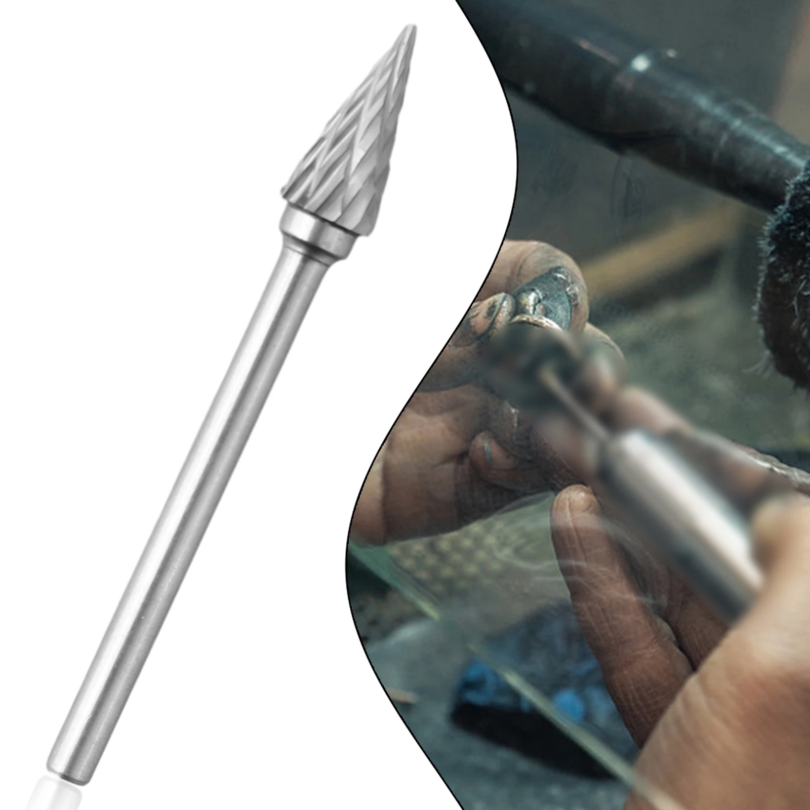 1pc Tungsten Steel Solid Carbide Burrs Rotary Drill Die Grinder Carving Bit Double Cut Tool Accessories And Parts 3x6mm
1pc Tungsten Steel Solid Carbide Burrs Rotary Drill Die Grinder Carving Bit Double Cut Tool Accessories And Parts 3x6mm