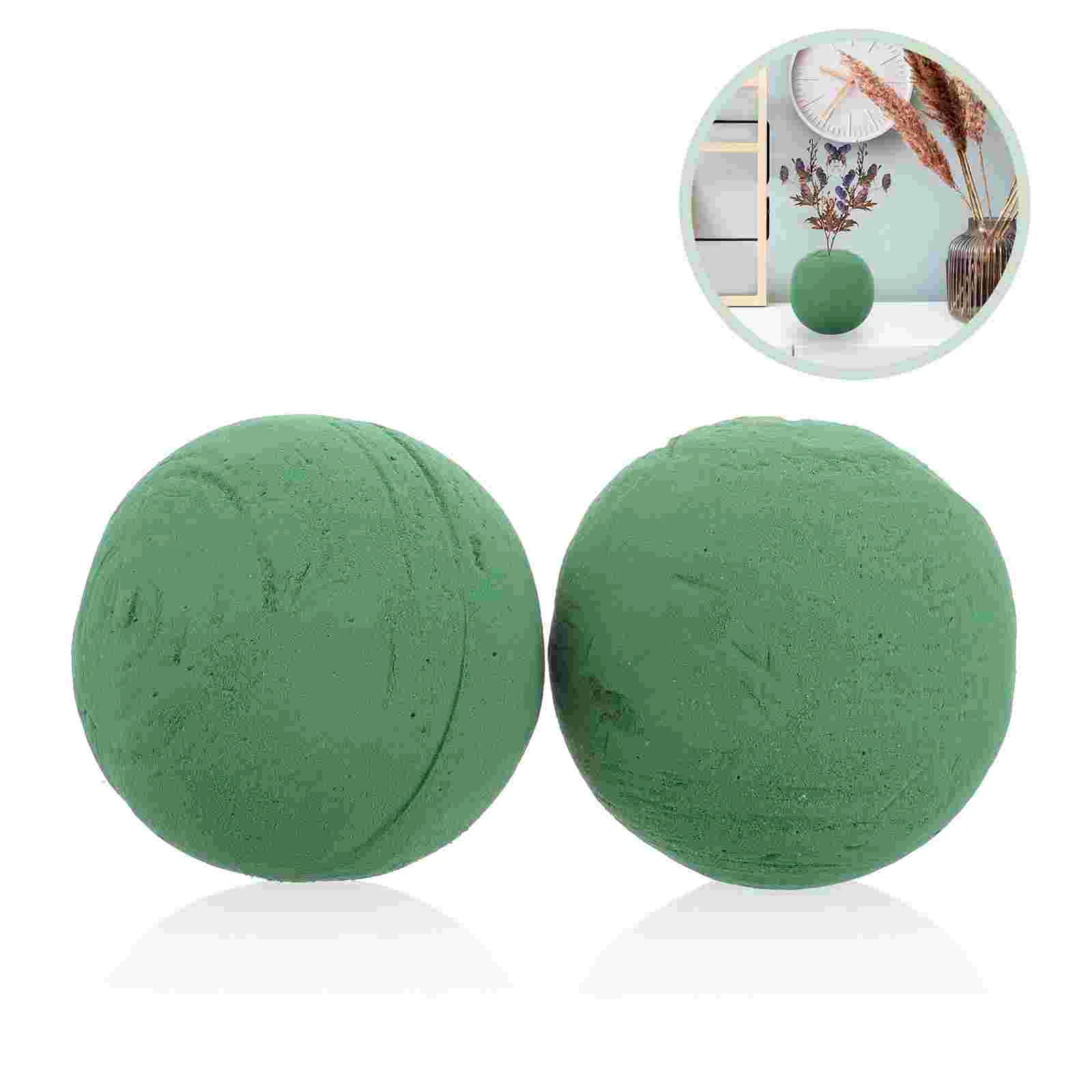 2 Pcs Flower Mud Arrangement Foam Balls Wet Sphere Floral Foams Phenolic Resin Florist
2 Pcs Flower Mud Arrangement Foam Balls Wet Sphere Floral Foams Phenolic Resin Florist
