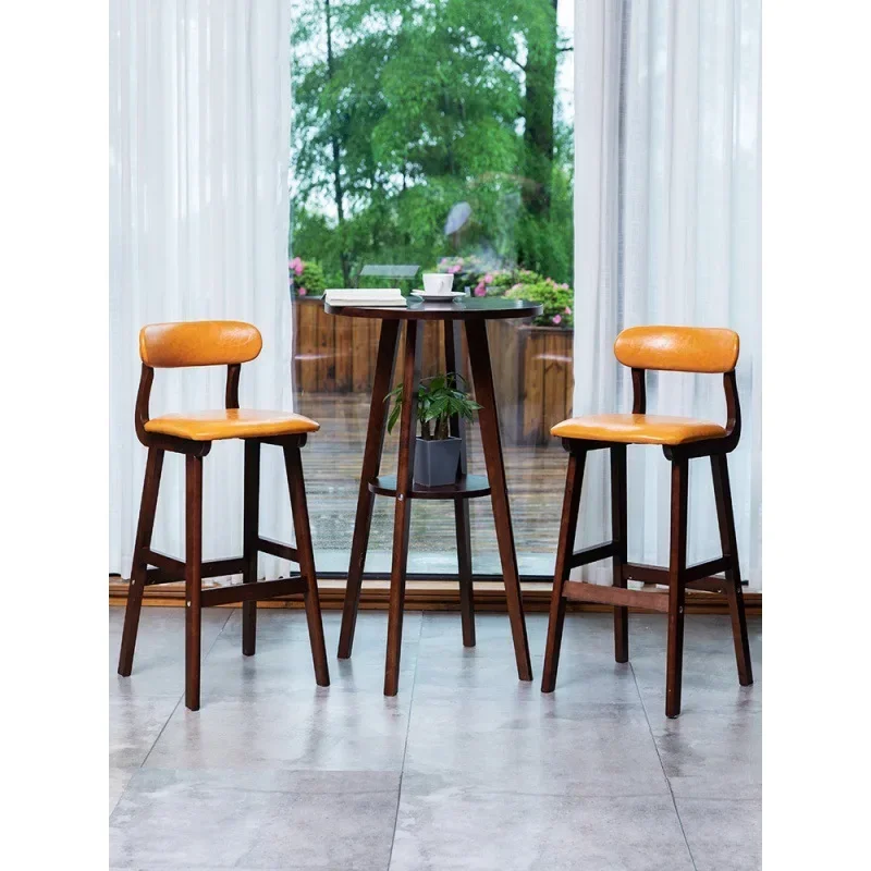 C100 round bar by the window bar table and chair combination coffee shop small high high table bar no wood 1
C100 round bar by the window bar table and chair combination coffee shop small high high table bar no wood 1