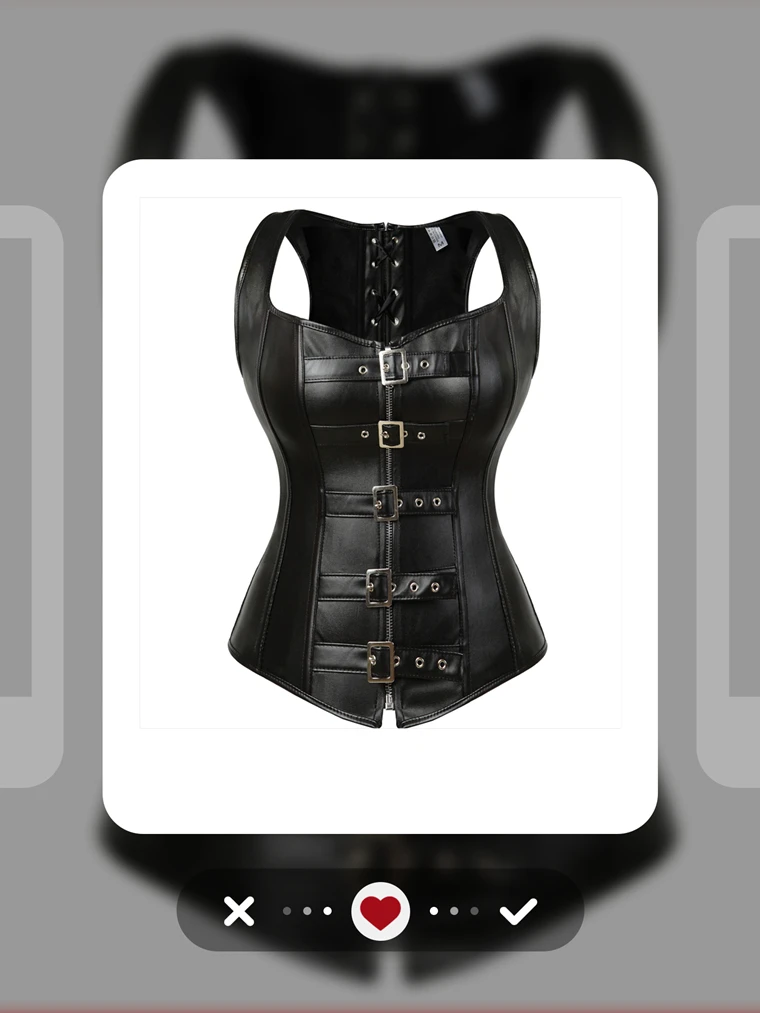 Корсет лакированный Devil & Angel, чёрный, XS/S DA_7074 corset XS/S - Devil & Angel - Эротические корсеты и бюстье - Купить