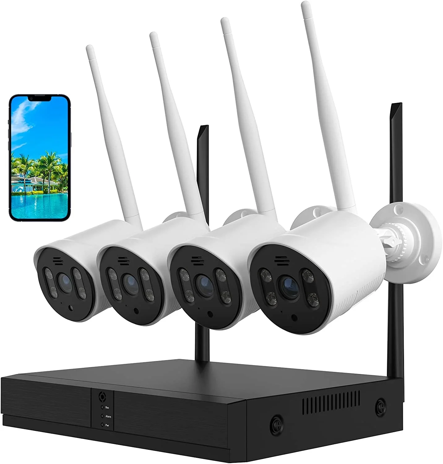 Home Outdoor Wireless Security Camera System with NVR 4Pcs Night Vision WiFi Security Surveillance Cameras
Home Outdoor Wireless Security Camera System with NVR 4Pcs Night Vision WiFi Security Surveillance Cameras