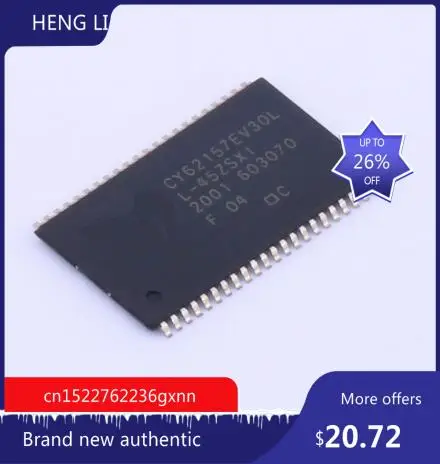 5 unids/lote CY62157EV30LL-45ZSXI CY62157EV30LL CY62157EV30L TSOP44
5 unids/lote CY62157EV30LL-45ZSXI CY62157EV30LL CY62157EV30L TSOP44