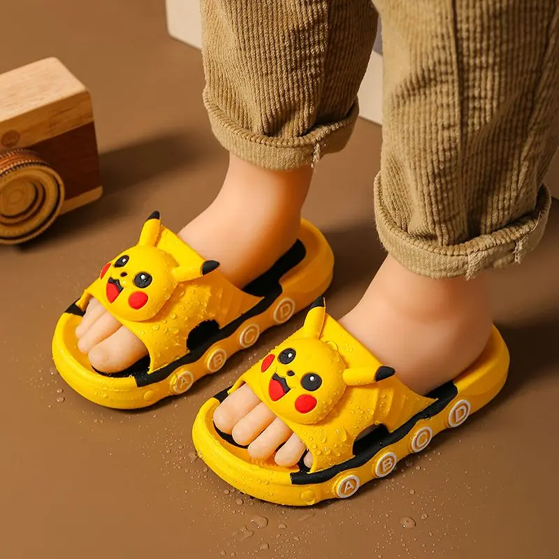Pokemon Pokemon Pikachu Slippers Flip Flops Anime Kawaii Summer Children's Sandals Nonslip Soft Bottom Eva Indoor Home Shoes
Pokemon Pokemon Pikachu Slippers Flip Flops Anime Kawaii Summer Children's Sandals Nonslip Soft Bottom Eva Indoor Home Shoes