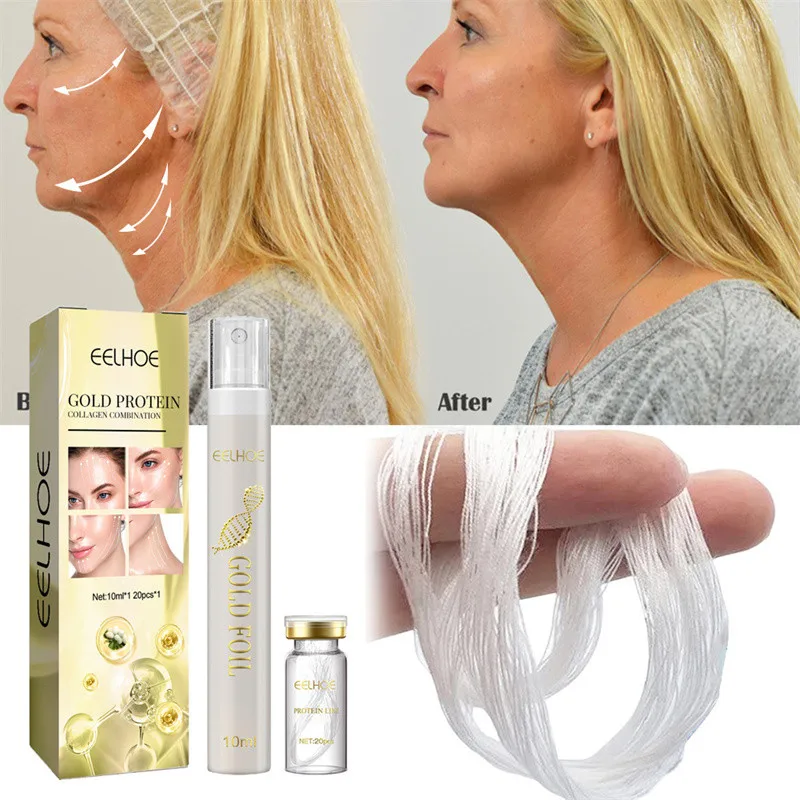 Protein Line Firming Set Serum Facial Lifting Firming Wrinkles Collagen Absorbable Anti-Aging Facial Removal Skin Care Essence
Protein Line Firming Set Serum Facial Lifting Firming Wrinkles Collagen Absorbable Anti-Aging Facial Removal Skin Care Essence