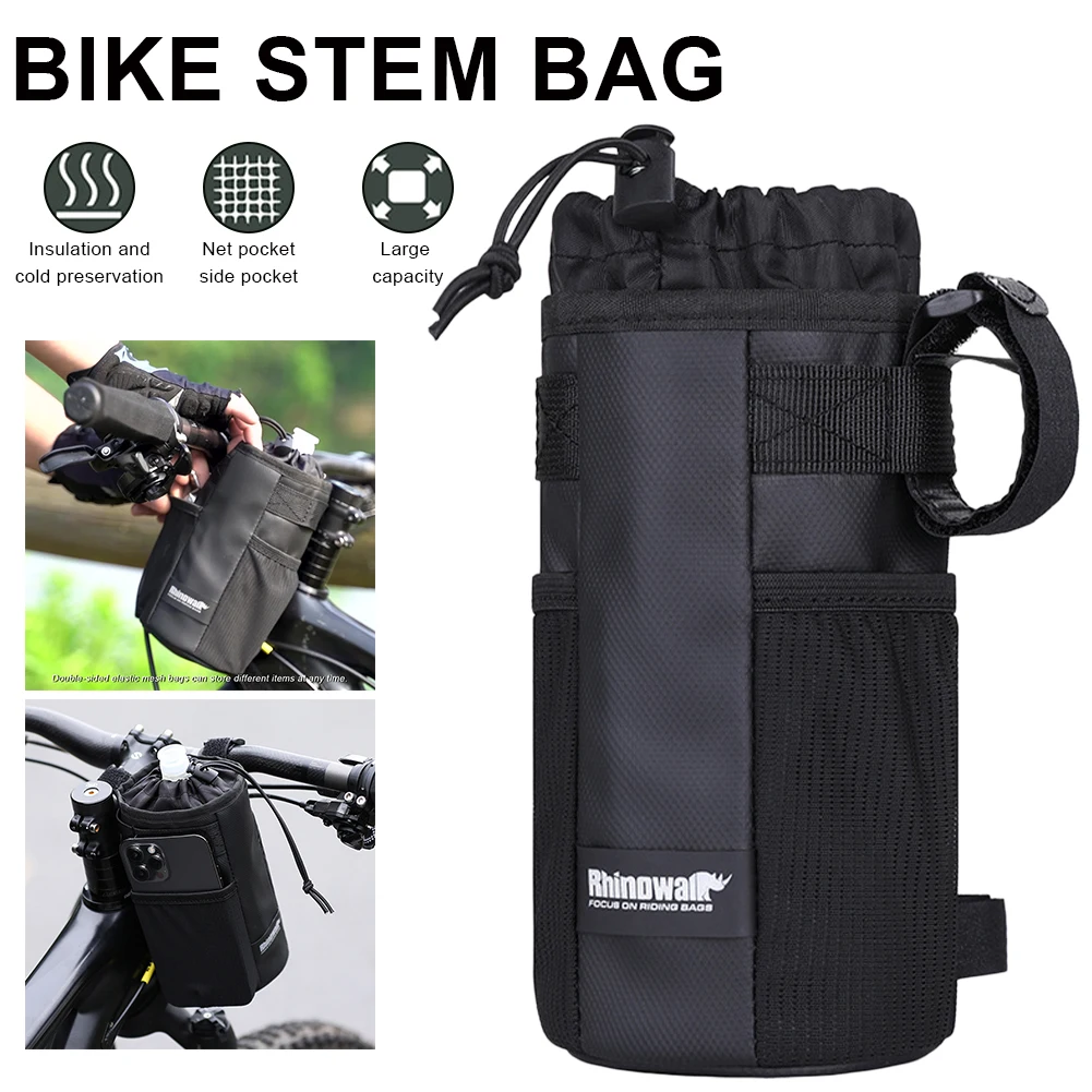 High Quality Bicycle Water Bottle Cup Holder Bag Bike Handlebar Stem Bag with Insulated Pouch Storage Bag for Daily Use Touring
High Quality Bicycle Water Bottle Cup Holder Bag Bike Handlebar Stem Bag with Insulated Pouch Storage Bag for Daily Use Touring