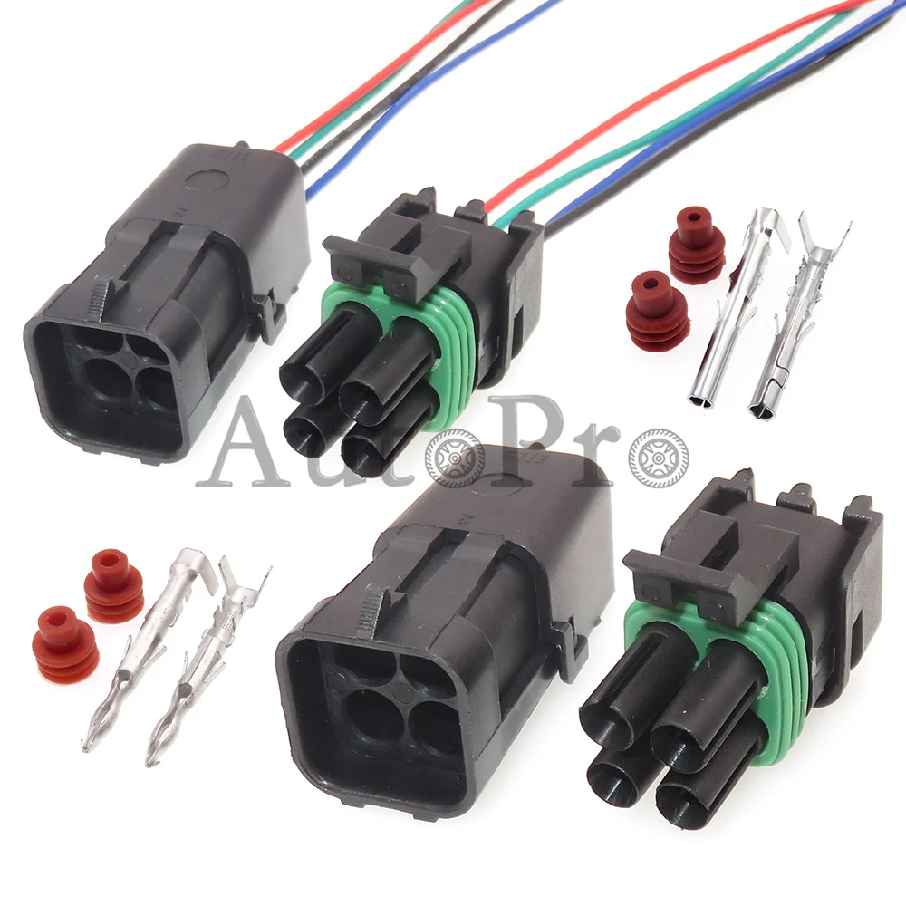 1 Set 4 Hole Car Electric Wiring Waterproof Socket 12015797 12010974 Auto Starter Male Female Connector Assembly
1 Set 4 Hole Car Electric Wiring Waterproof Socket 12015797 12010974 Auto Starter Male Female Connector Assembly
