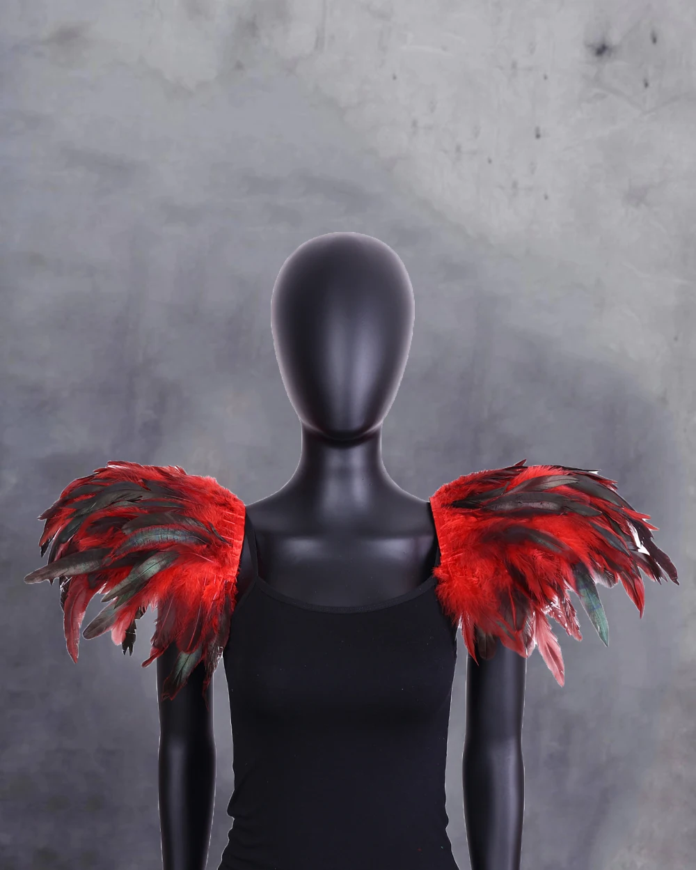 1 Pair Shoulder Epaulettes Black Feather Wings Punk Gothic Feather Cape Shoulder Shrug Shawl Cosplay Party Halloween Show Decor
1 Pair Shoulder Epaulettes Black Feather Wings Punk Gothic Feather Cape Shoulder Shrug Shawl Cosplay Party Halloween Show Decor