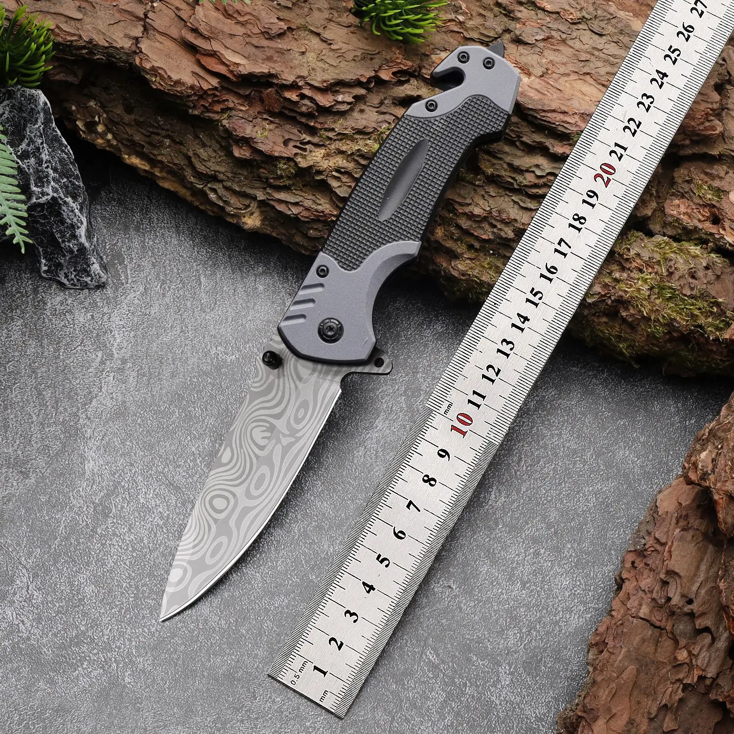 

Outdoor Survival Folding Knife - Compact and Razor-Sharp Stainless Steel Pocket Knife for EDC and Camping