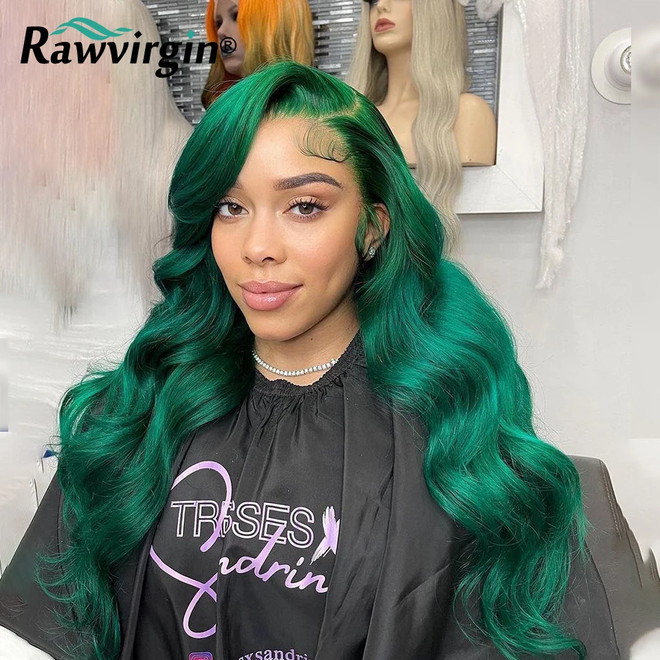 Dark Green 13x4 Lace Front Wigs For Women Human Hair Pre Plucked Green Colored Transparent Lace Frontal Wig Brazilian Remy Wigs
Dark Green 13x4 Lace Front Wigs For Women Human Hair Pre Plucked Green Colored Transparent Lace Frontal Wig Brazilian Remy Wigs