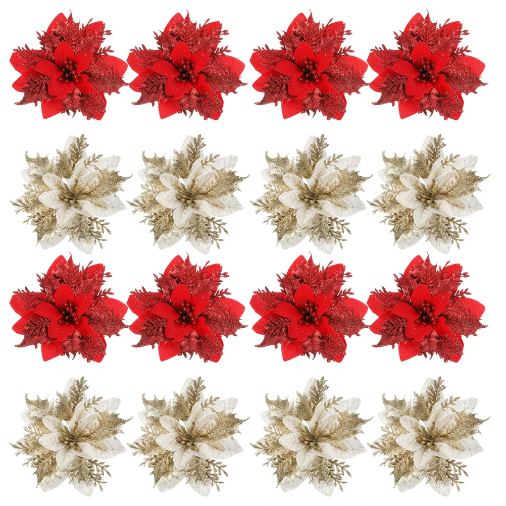24pcs Fake Christmas Flowers Christmas Ornaments Christmas Tree Decor Supplies Onion Powder Simulation Decor Christmas Flower
24pcs Fake Christmas Flowers Christmas Ornaments Christmas Tree Decor Supplies Onion Powder Simulation Decor Christmas Flower