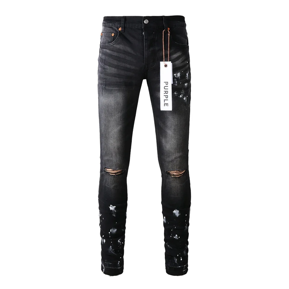 Purple Brand Patch Men's High Street Slim Fit Washed Destroyed Hole Black Hip Hop Denim Jeans Long Pants
Purple Brand Patch Men's High Street Slim Fit Washed Destroyed Hole Black Hip Hop Denim Jeans Long Pants