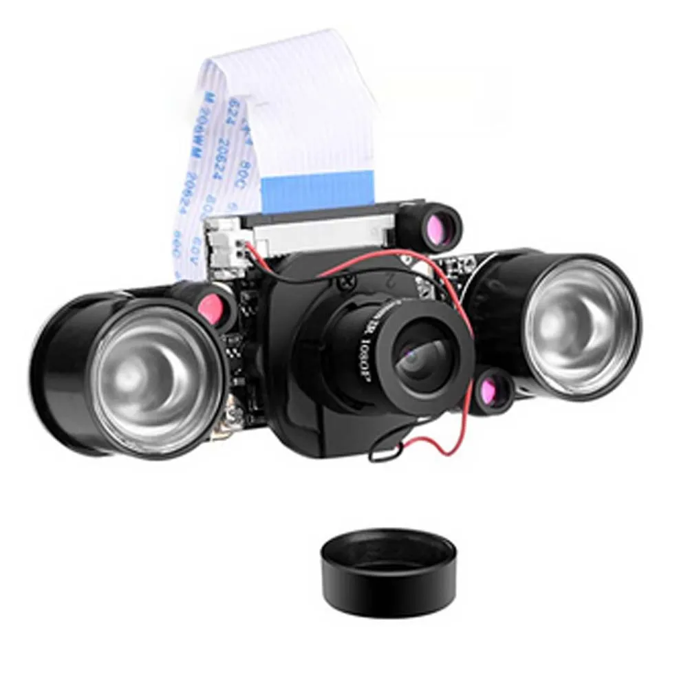Camera Focal Adjustable Infrared Night Vision Noir camera Module for Pi 3 Model B 4B zero w
Camera Focal Adjustable Infrared Night Vision Noir camera Module for Pi 3 Model B 4B zero w