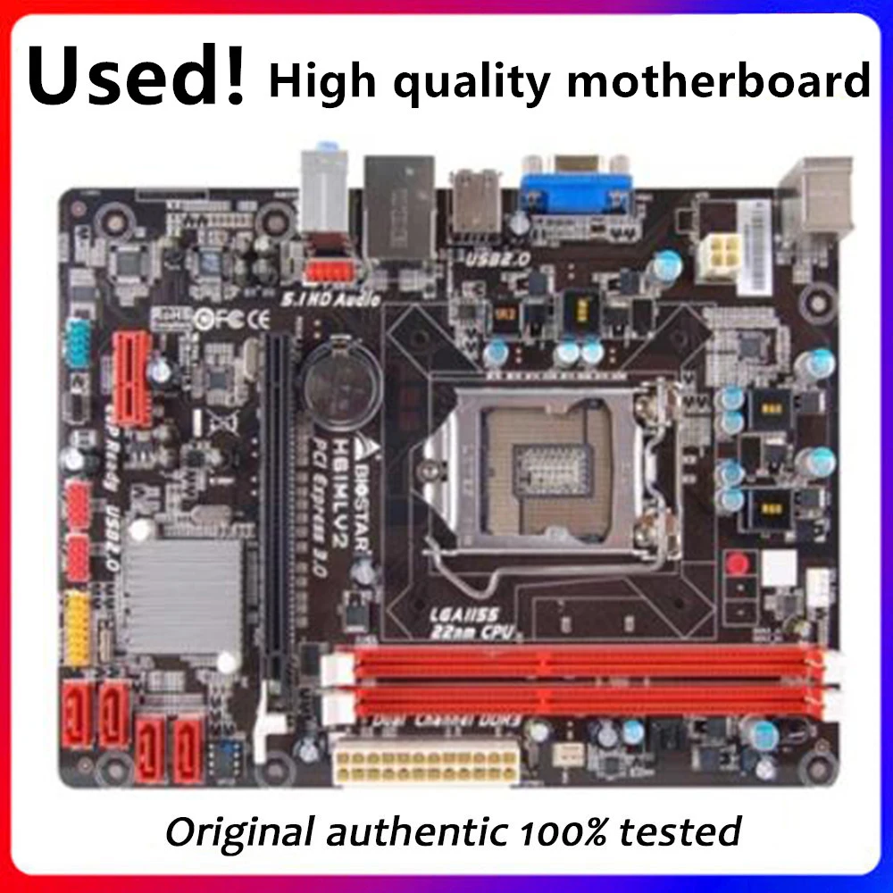 Материнская плата LGA 1155 DDR3 для компьютера Biostar H61MLV2 для Intel H61 H61M оригинальная материнская плата Б/у для настольного компьютера
Материнская плата LGA 1155 DDR3 для компьютера Biostar H61MLV2 для Intel H61 H61M оригинальная материнская плата Б/у для настольного компьютера