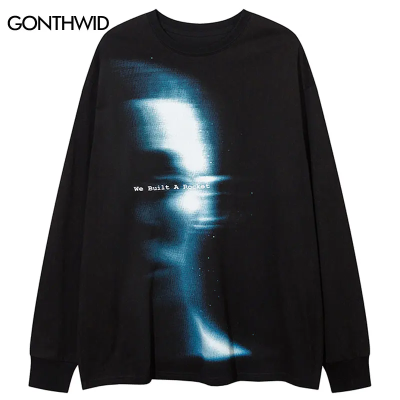 Hip Hop Tshirt Streetwear Men Shadow Graphic Print Punk Goth Oversized T-Shirt 2023 Harajuku Long Sleeve Shirts Fashion Tee Tops
Hip Hop Tshirt Streetwear Men Shadow Graphic Print Punk Goth Oversized T-Shirt 2023 Harajuku Long Sleeve Shirts Fashion Tee Tops