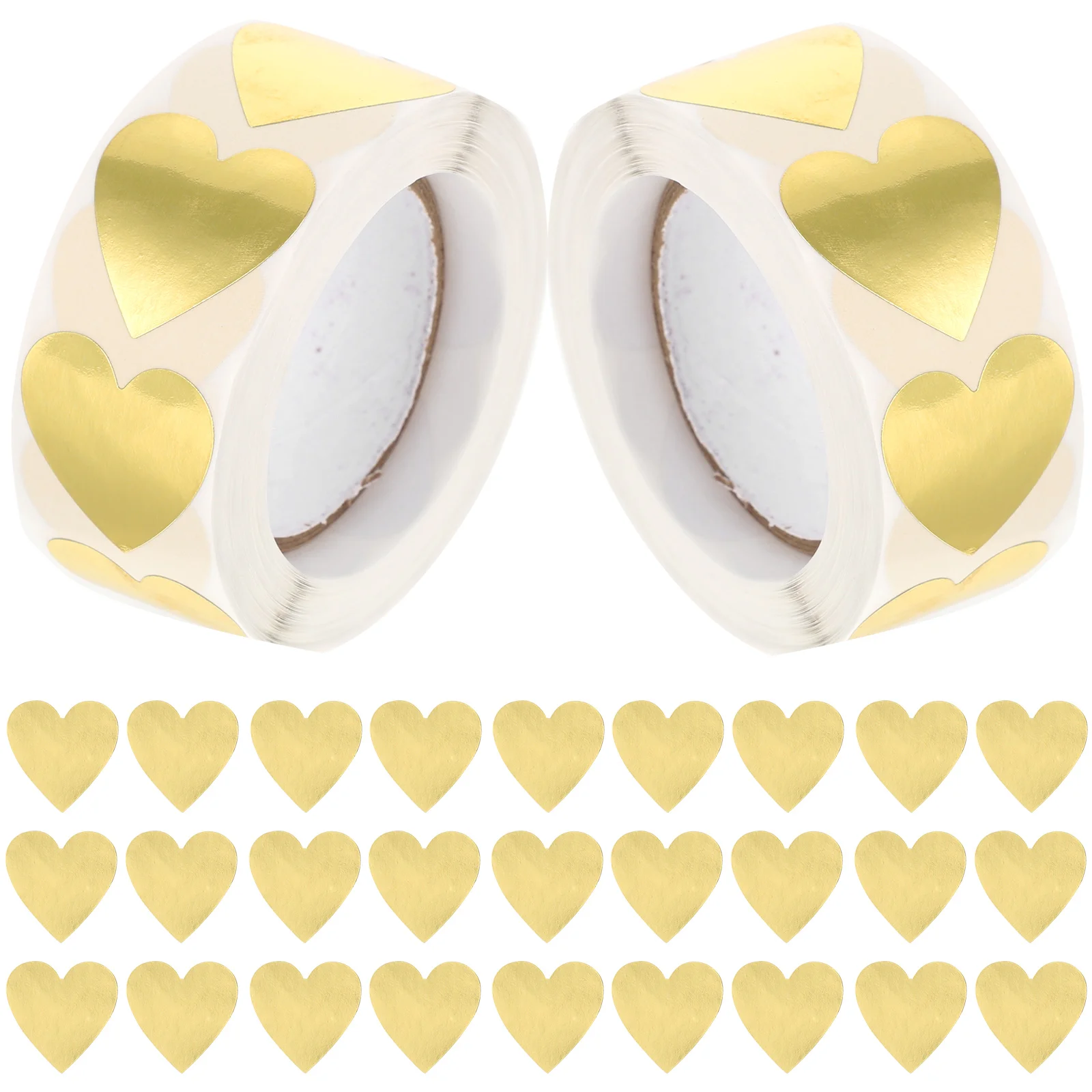 2 Rolls of Self-adhesive Sealing Label Stickers Heart Shaped Stickers Envelope Seal Stickers
2 Rolls of Self-adhesive Sealing Label Stickers Heart Shaped Stickers Envelope Seal Stickers