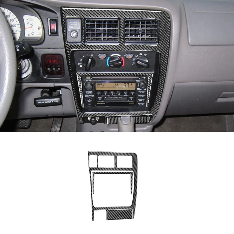 Настоящее углеродное волокно для Toyota Tacoma 2001-2004 центральная консоль радио CD AC панель Крышка отделка стикер аксессуары для интерьера
Настоящее углеродное волокно для Toyota Tacoma 2001-2004 центральная консоль радио CD AC панель Крышка отделка стикер аксессуары для интерьера
