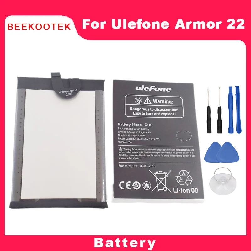 New Original Ulefone Armor 22 Battery Inner Cell Phone Battery Repair Accessories For Ulefone Armor 22 Smart Phone
New Original Ulefone Armor 22 Battery Inner Cell Phone Battery Repair Accessories For Ulefone Armor 22 Smart Phone