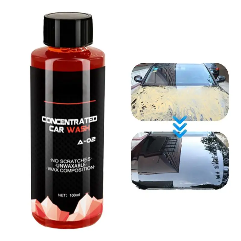 

Car Cleaning Foam Vehicle Wash Shampoo 150ml High Foam Highly Concentrated Deep Clean & Restores Multifunctional Auto Wash