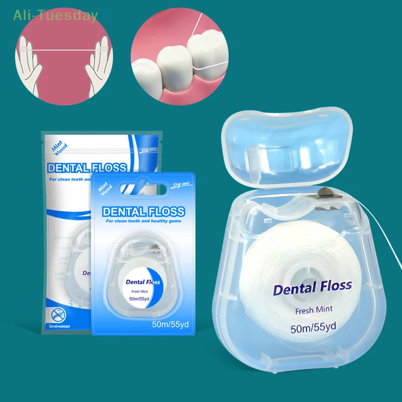 50m Portable Floss Care Picks Tooth Cleaning Tool With Case Practical Health Hygiene Supplies Oral Care
50m Portable Floss Care Picks Tooth Cleaning Tool With Case Practical Health Hygiene Supplies Oral Care