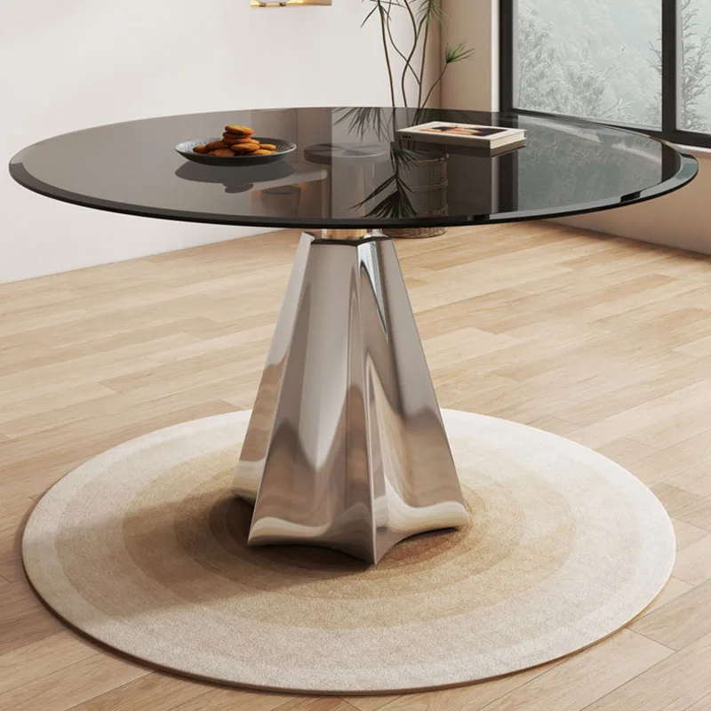 Glass Transparent Dining Table Modern Entryway Free Shipping Round Unusual Tables High Quality Salon Mesas De Jantar Furniture
Glass Transparent Dining Table Modern Entryway Free Shipping Round Unusual Tables High Quality Salon Mesas De Jantar Furniture