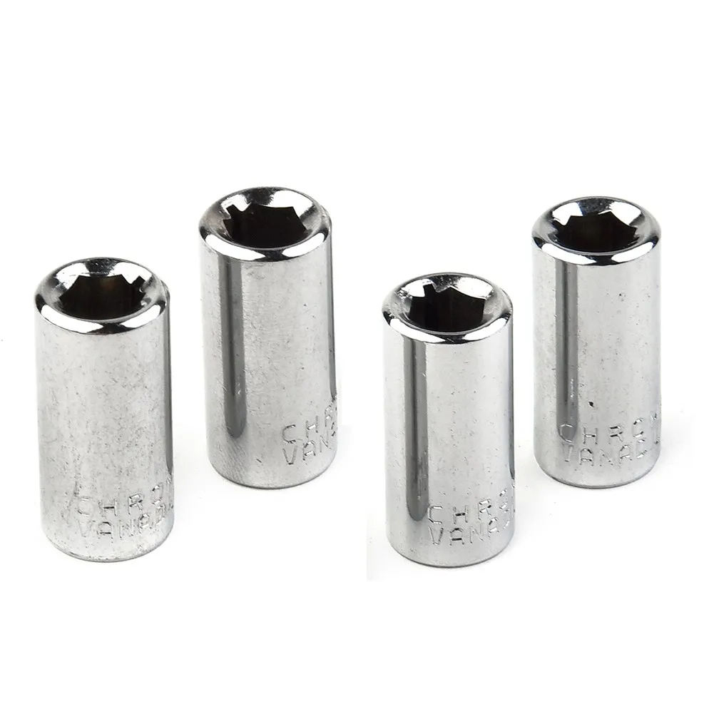 4pcs Square Drive Hole Hex Socket Converter Silver 6.3mm Chrome Vanadium Steel Converter Screwdriver Bit Adapter Hand Tools
4pcs Square Drive Hole Hex Socket Converter Silver 6.3mm Chrome Vanadium Steel Converter Screwdriver Bit Adapter Hand Tools