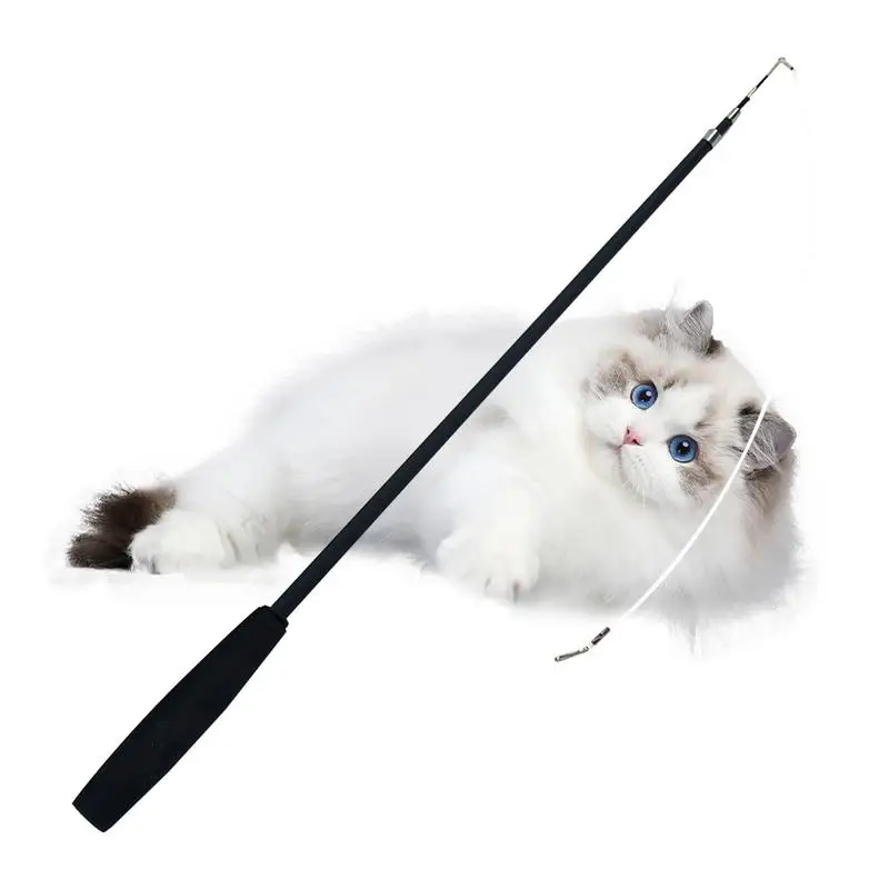 Retractable Cat Wand Interchangeable Teaser Toys Funny Exercise DIY Wand Interactive Catcher Toys With 2 Replacement Heads
Retractable Cat Wand Interchangeable Teaser Toys Funny Exercise DIY Wand Interactive Catcher Toys With 2 Replacement Heads