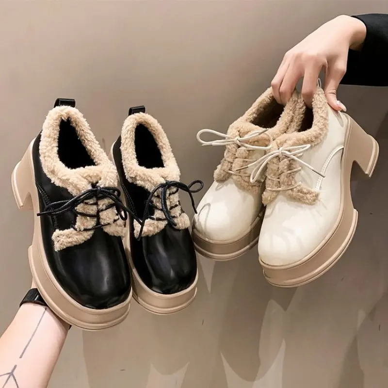 New Women boots 2024 Winter Lolita Shoes Cute Fur Chunky platform shoes College Girls Women Shoes Japanese JK shoes Fashion New
New Women boots 2024 Winter Lolita Shoes Cute Fur Chunky platform shoes College Girls Women Shoes Japanese JK shoes Fashion New