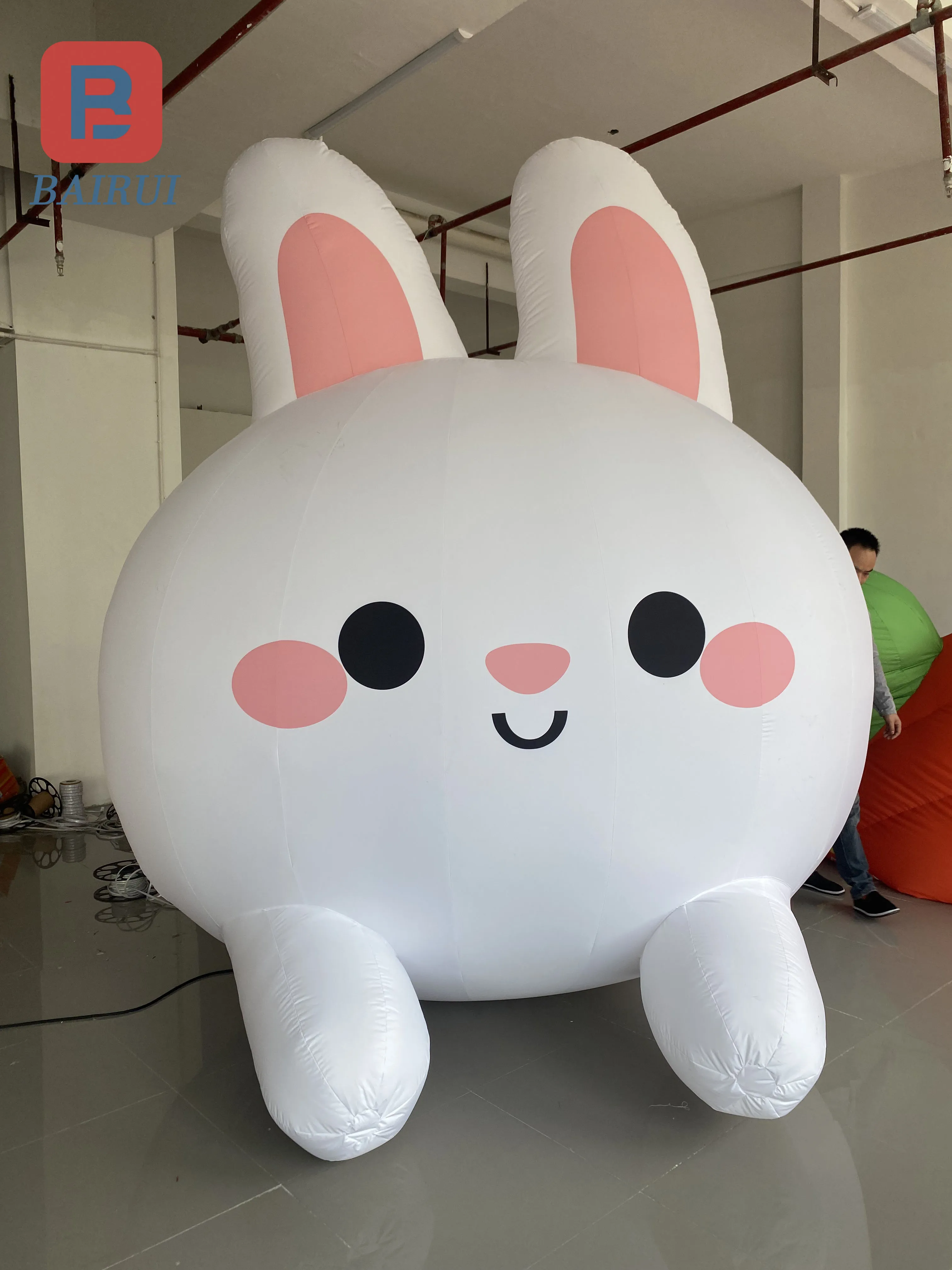 Cartoon Inflatable White Rabbit hanging gas model placed in the market scene area street store wall decoration props
Cartoon Inflatable White Rabbit hanging gas model placed in the market scene area street store wall decoration props