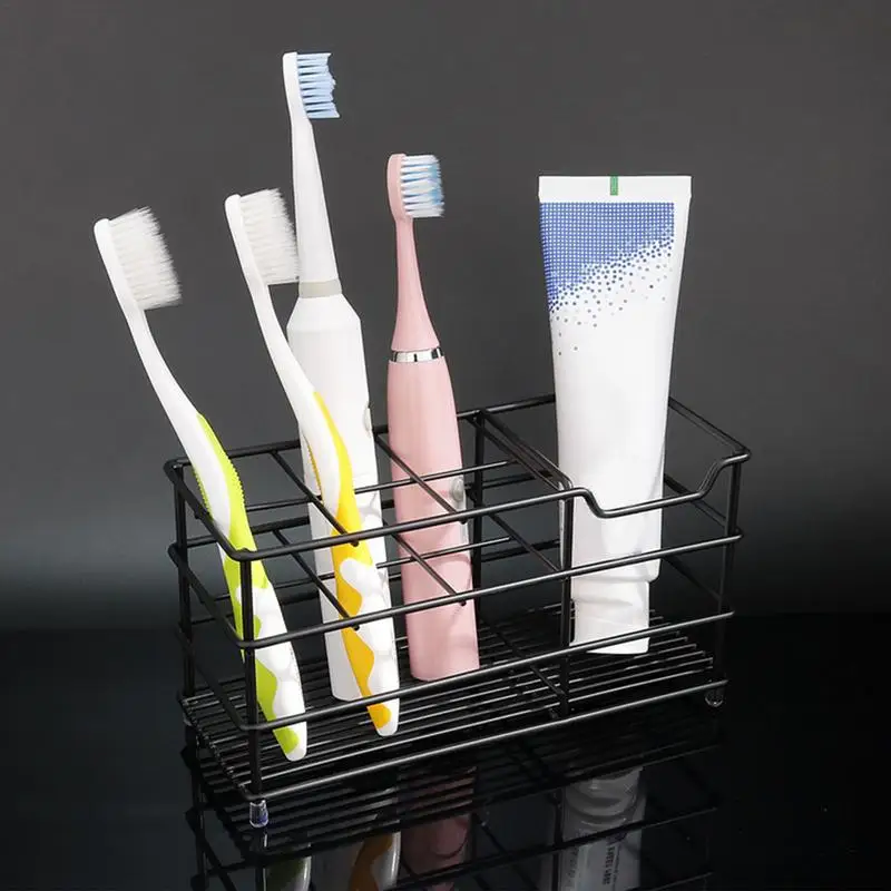 Stainless Steel Toothbrush Holder Wall Mounted Toothpaste Holder Rack Hooks Storage Bathroom Accessories Hollow Design Tool
Stainless Steel Toothbrush Holder Wall Mounted Toothpaste Holder Rack Hooks Storage Bathroom Accessories Hollow Design Tool