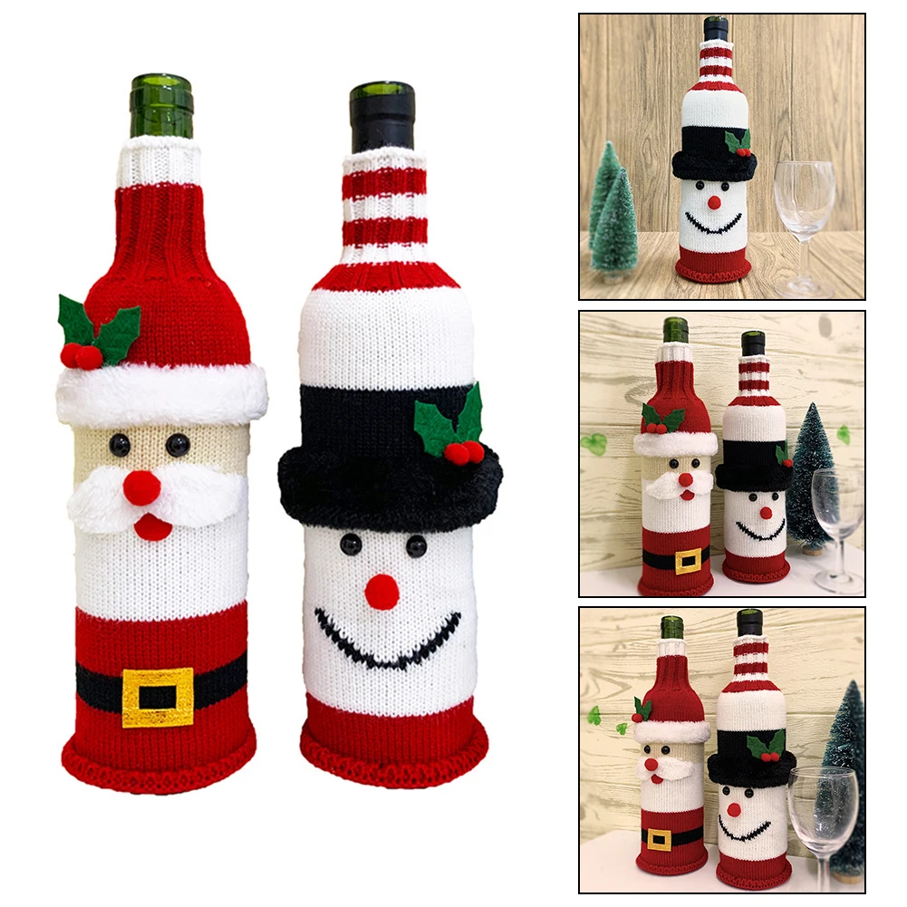 Christmas Wine Bottle Sweater Santa Claus Wine Bottle Cover Perfect for Christmas Parties and Holiday Office Parties 1pc
Christmas Wine Bottle Sweater Santa Claus Wine Bottle Cover Perfect for Christmas Parties and Holiday Office Parties 1pc