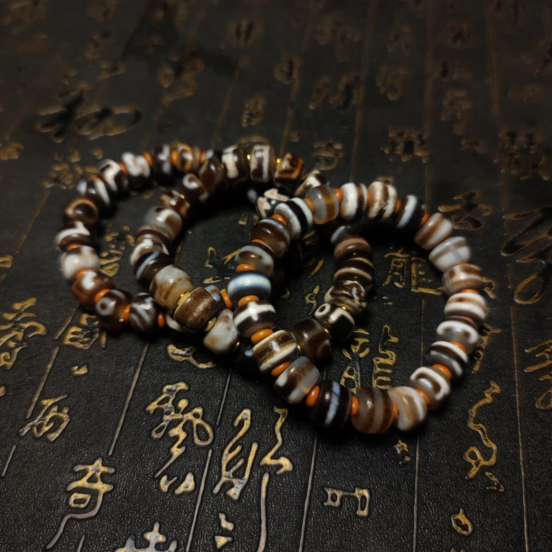 Tibetan Weathered Agate Bead, Multiple Totems Broken Dzi Bead Spacer, Natural Olive Core Slice, Beaded Hand String Free Shipping
Tibetan Weathered Agate Bead, Multiple Totems Broken Dzi Bead Spacer, Natural Olive Core Slice, Beaded Hand String Free Shipping