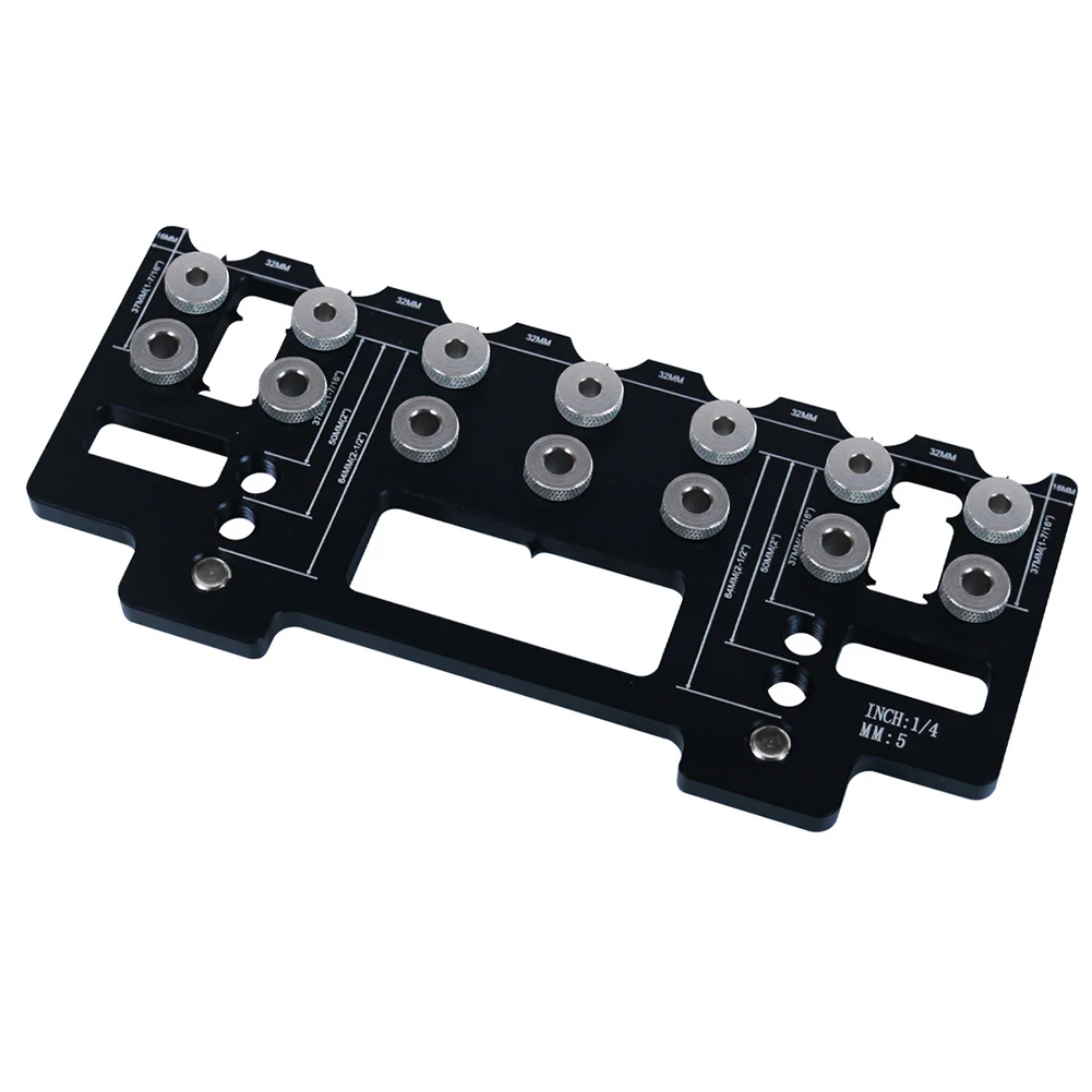 1 Set Handle Pitch Punch Hole Locator Shelf Pin Drilling Guide Jig Aluminum Pocket Hole Jig Kit Straight Hole Drilling Template
1 Set Handle Pitch Punch Hole Locator Shelf Pin Drilling Guide Jig Aluminum Pocket Hole Jig Kit Straight Hole Drilling Template