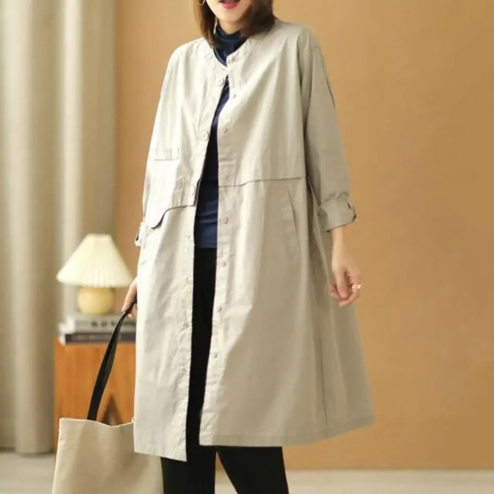 Loose Women Coat Stylish Trench Coats for Women Loose Fit Solid Colors Pockets for Fall Spring Seasons Women Solid
Loose Women Coat Stylish Trench Coats for Women Loose Fit Solid Colors Pockets for Fall Spring Seasons Women Solid