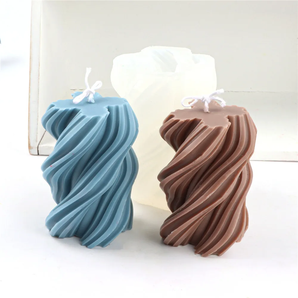Irregular Wave Twisted Candle Abstract Art Pillar Silicone Plaster Soap Mold Fondant Chocolate Candy Cake Mould 
Irregular Wave Twisted Candle Abstract Art Pillar Silicone Plaster Soap Mold Fondant Chocolate Candy Cake Mould