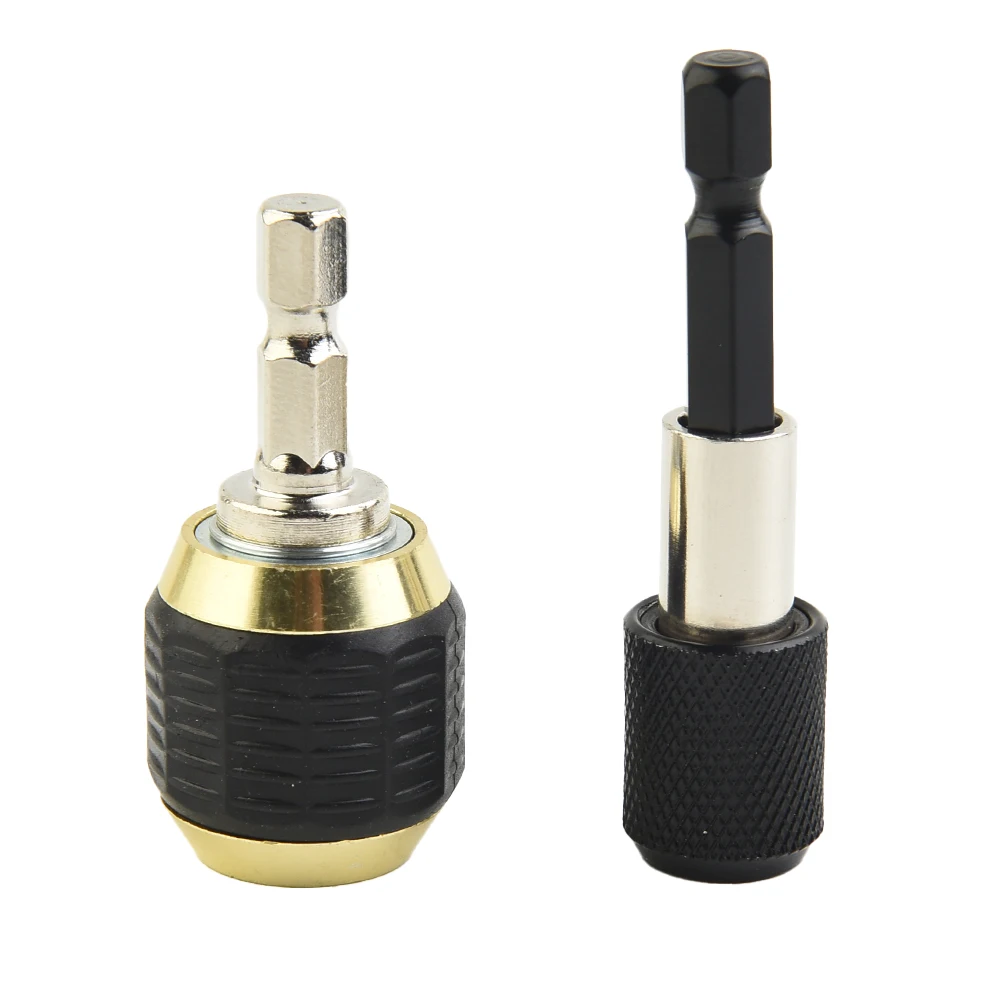 Auto 1/4" Hex Shank Hex Shank Chuck Driver Convertor Adapter 2pcs Hex Shank 60mm Keyless Drill Building Crates
Auto 1/4" Hex Shank Hex Shank Chuck Driver Convertor Adapter 2pcs Hex Shank 60mm Keyless Drill Building Crates