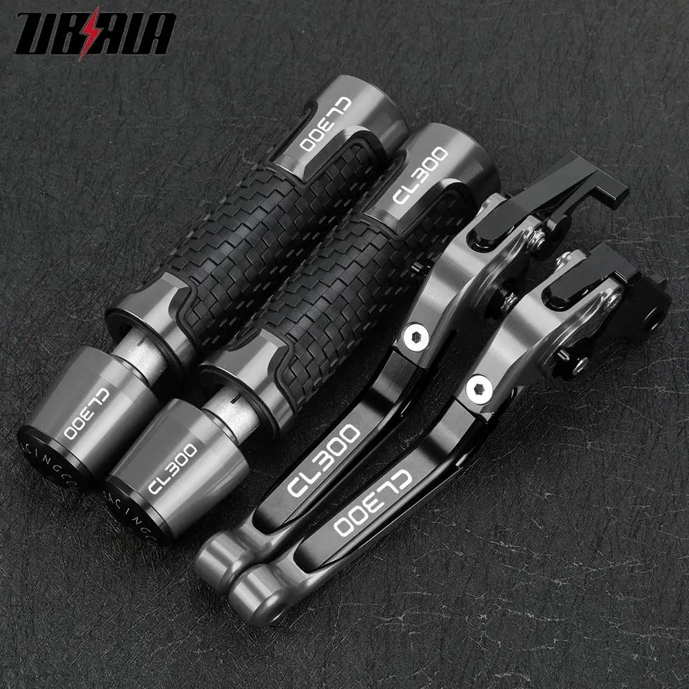 

Motorcycle For Honda CL300 CL 300 2022 2023 2024 Extendable Brake Clutch Levers Handlebar Handle Grips Ends Slider Accessories