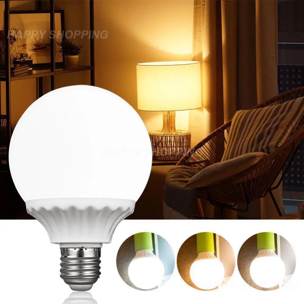 

Super Bright 3W 5W 7W LED Bulbs E27 Globe Bulbs Lights G60 G80 220V light Warm/Cool White Lampada LED Lamp For Home Spotlight