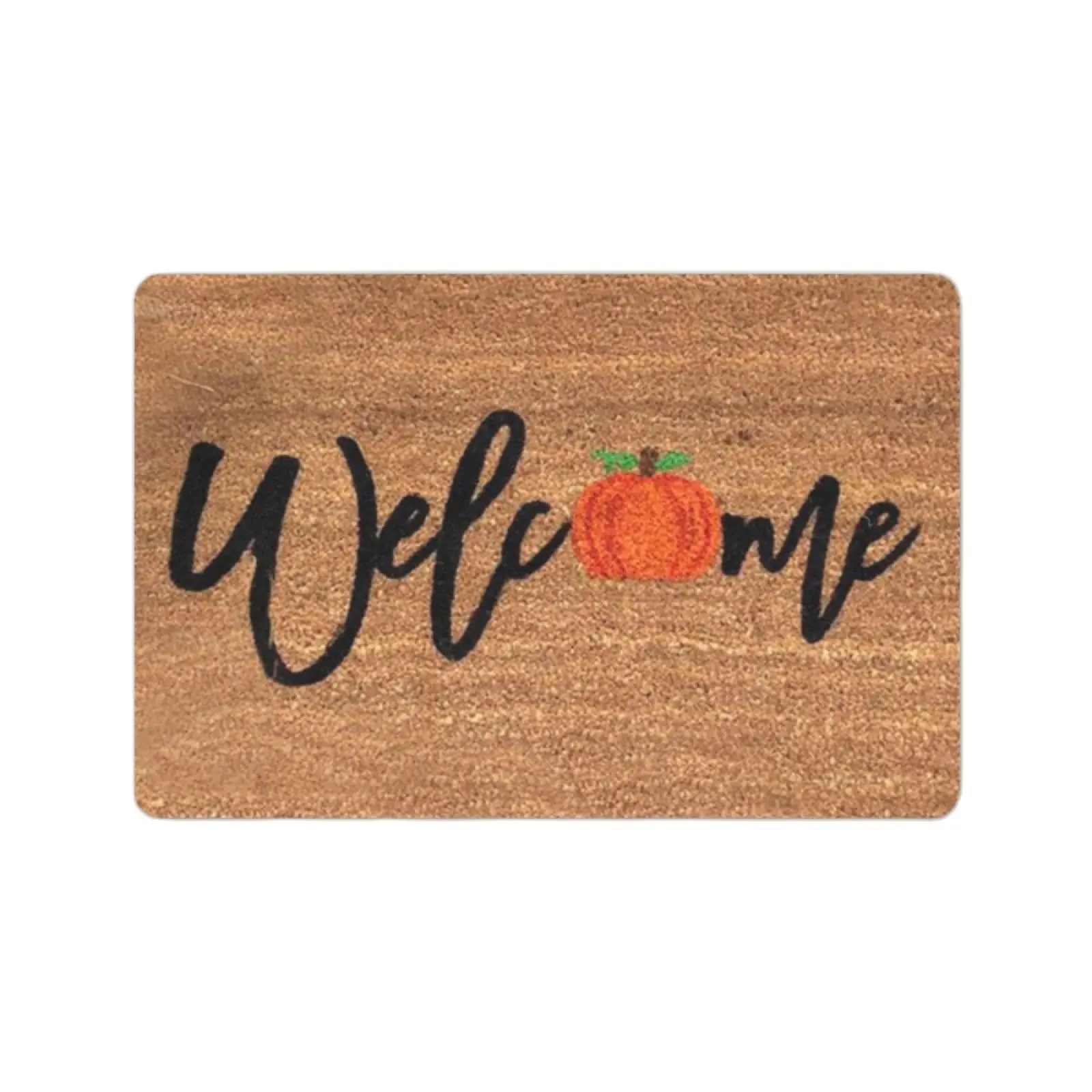 

Welcome Pumpkin Halloween Doormat Outdoor Entrance Indoor Entrance Floor Mat Funny Home Decorative Rug Shoes Door Mat