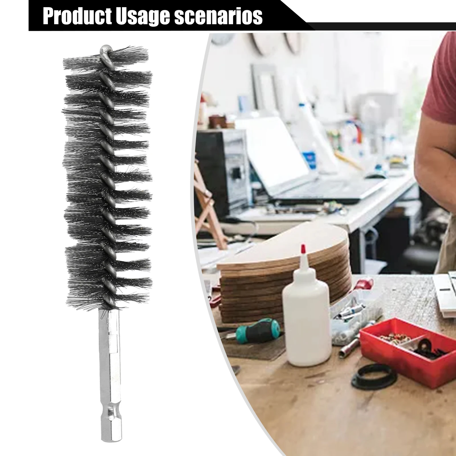9-25mm Wire Brush Tube Machinery Cleaning Brush Deburring Rust Cleaner Washing Polishing For Electric Drill Impact-Tool
9-25mm Wire Brush Tube Machinery Cleaning Brush Deburring Rust Cleaner Washing Polishing For Electric Drill Impact-Tool