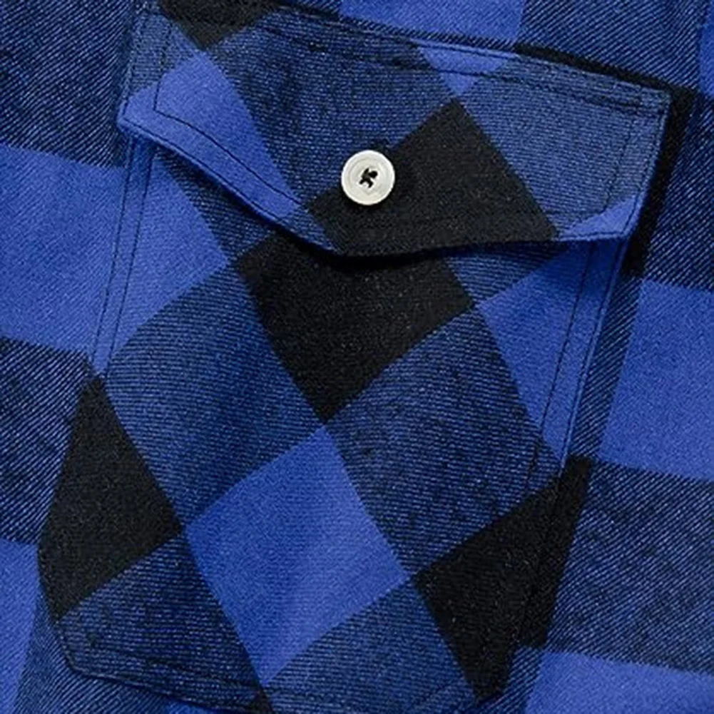 Comfy Fashion Autumn Daily Shirt Top Tops Brand New Casual Fashion Lapel Long Sleeve Male Men Plaid Shirts Pocket
Comfy Fashion Autumn Daily Shirt Top Tops Brand New Casual Fashion Lapel Long Sleeve Male Men Plaid Shirts Pocket