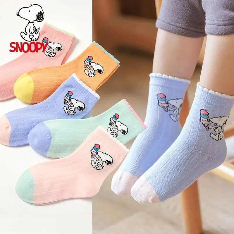 Snoopy Kawaii 1-12 Year Old Children's Socks Spring/summer Cotton Socks Cartoon Lace Girls' Socks Princess Medium Tube Socks
Snoopy Kawaii 1-12 Year Old Children's Socks Spring/summer Cotton Socks Cartoon Lace Girls' Socks Princess Medium Tube Socks