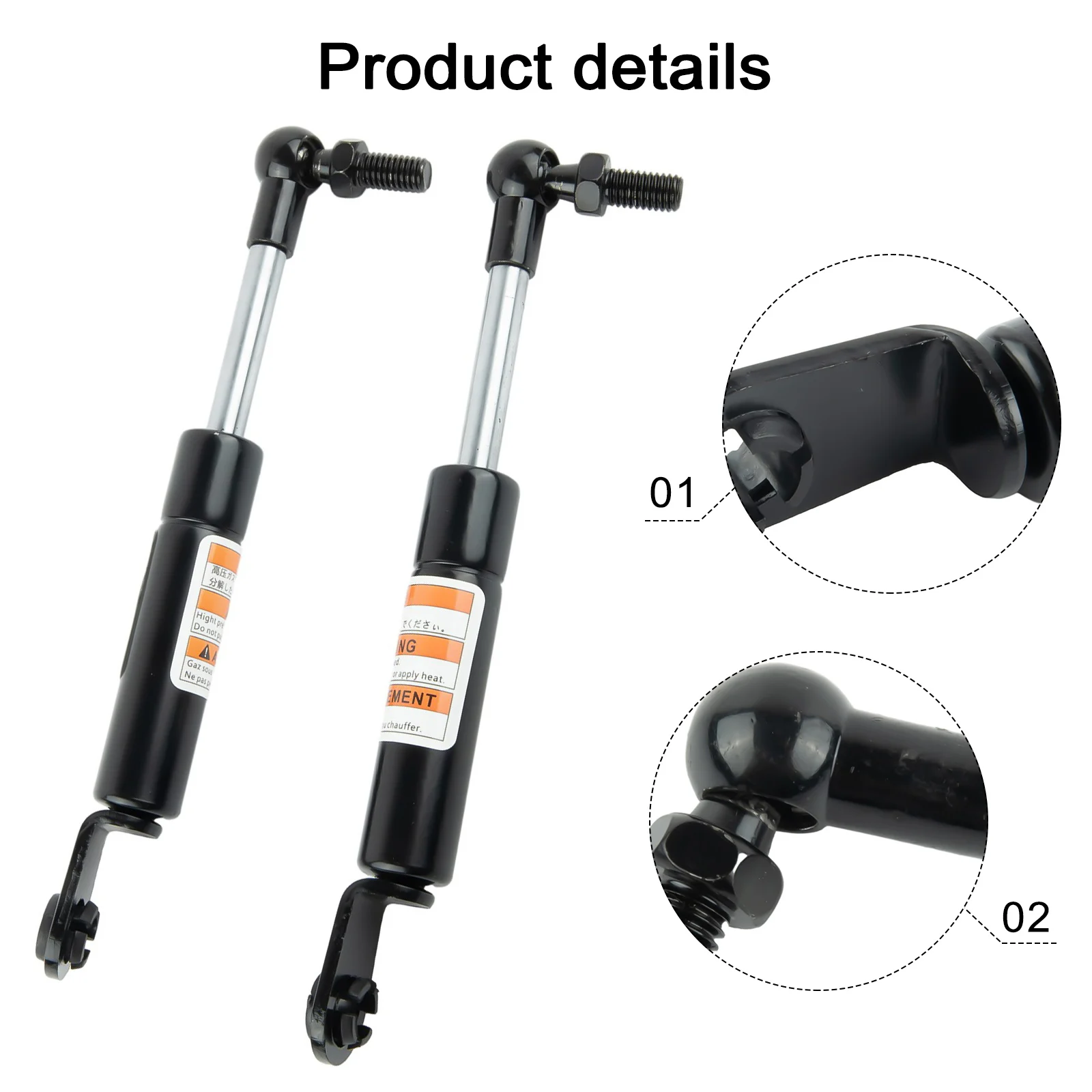 18.5cm / 7.28\\\" Struts Arms Lift 2Pcs Aluminum For Y-amaha TMAX 500 530 Lift Seat Shock Silver+Black Brand New
18.5cm / 7.28\\\" Struts Arms Lift 2Pcs Aluminum For Y-amaha TMAX 500 530 Lift Seat Shock Silver+Black Brand New