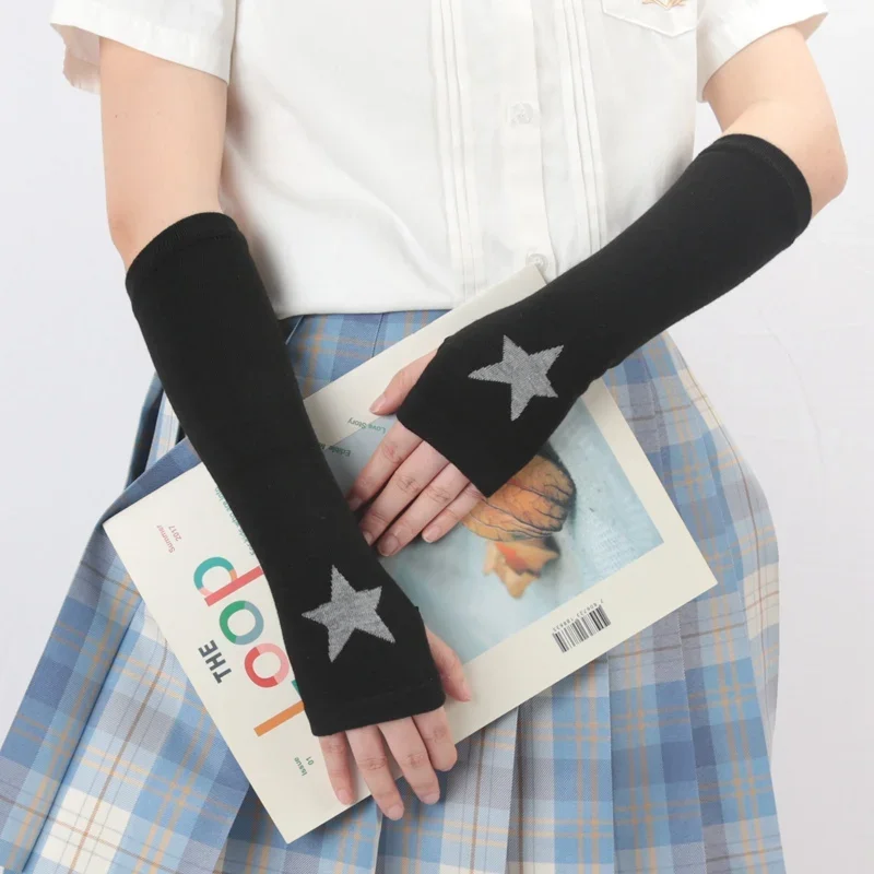 Punk Love Pentacle Pattern Long Fingerless Gloves Gothic Black Cuff Women Men Ninja Elbow Mittens Arm Warmers Y2k Accessories
Punk Love Pentacle Pattern Long Fingerless Gloves Gothic Black Cuff Women Men Ninja Elbow Mittens Arm Warmers Y2k Accessories