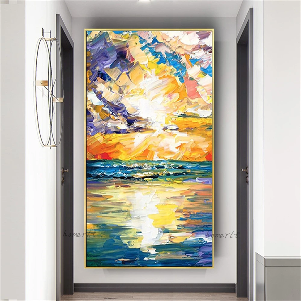 100% Handmade Blue Texture Oil Painting On Canvas Home Decor Wall Salon Back For Living Room Decorative Art Hanging Mural Trim
100% Handmade Blue Texture Oil Painting On Canvas Home Decor Wall Salon Back For Living Room Decorative Art Hanging Mural Trim