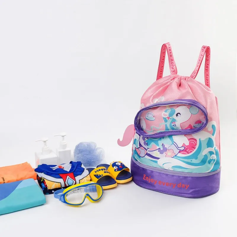 Cartoon Storage Bags Beach Kids Swimming Backpack Waterproof Outdoor Sport Travel Organizer Dry Wet Separation Shoulders Pouch
Cartoon Storage Bags Beach Kids Swimming Backpack Waterproof Outdoor Sport Travel Organizer Dry Wet Separation Shoulders Pouch