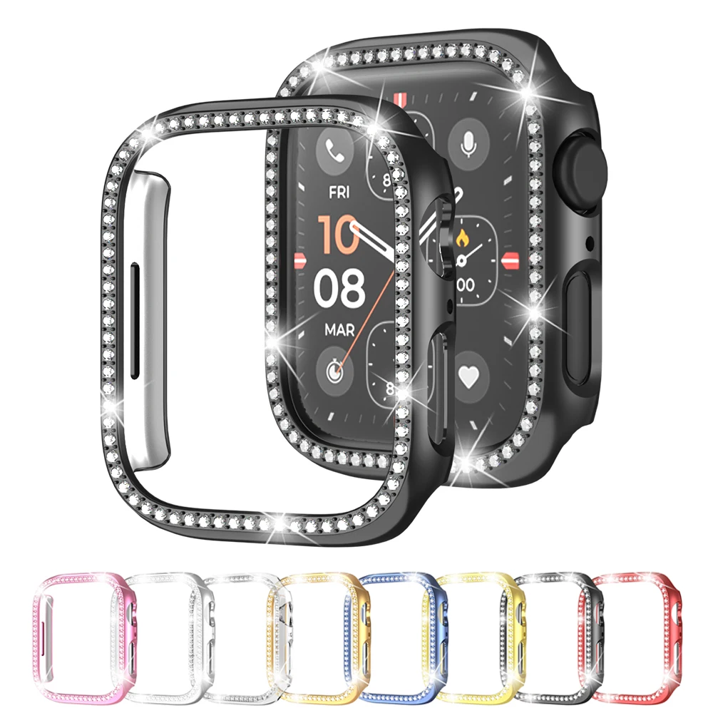 Алмазный чехол для Apple Watch, жесткий ударопрочный защитный чехол-бампер из поликарбоната для iWatch Series SE 9 8 7 6 5, 45 мм 41 мм 40 мм 44 мм
Алмазный чехол для Apple Watch, жесткий ударопрочный защитный чехол-бампер из поликарбоната для iWatch Series SE 9 8 7 6 5, 45 мм 41 мм 40 мм 44 мм